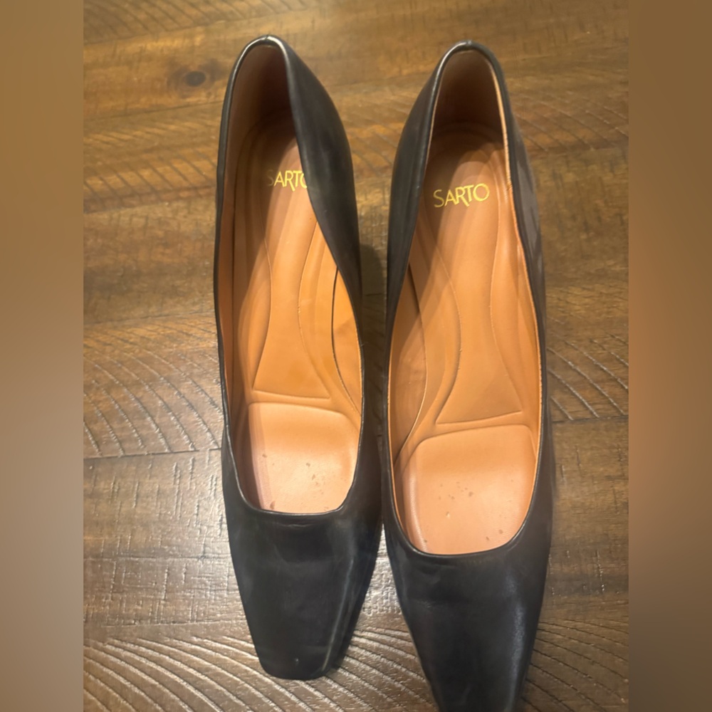 Sarto Carina Square Toe Wedge